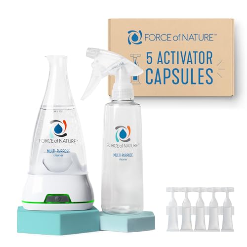 Force of Nature Multi-Purpose Cleaner, Sanitizer, Disinfectant & Deodorizer | Kills 99.9% of Germs | EPA Registered|