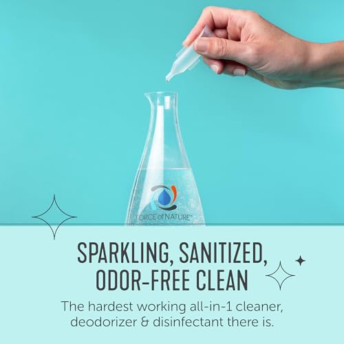 Force of Nature Multi-Purpose Cleaner, Sanitizer, Disinfectant & Deodorizer | Kills 99.9% of Germs | EPA Registered|
