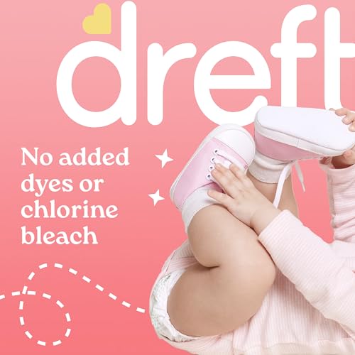 Dreft Newborn Baby Liquid Laundry Detergent, Gentle on Sensitive Skin, HE Compatible, 2 pack, 32 loads each