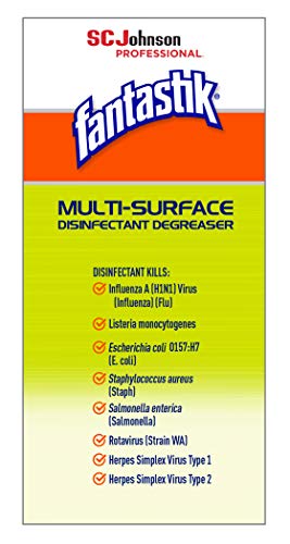 SC Johnson Professional Fantastik Disinfectant Multi-Surface Cleaner Spray Bottle 8, Ounce (Pack of 8), Fresh, 32 Fl Oz