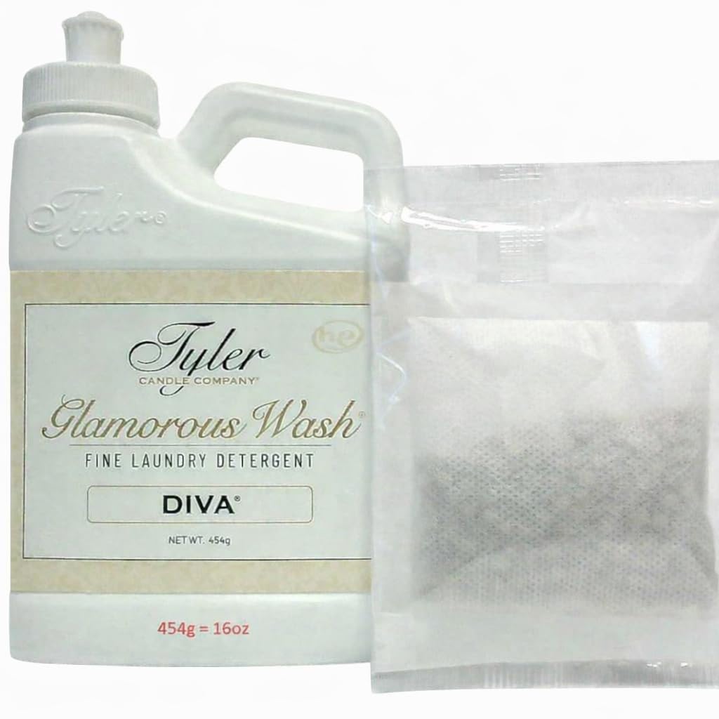 Tyler Gallon Glam Wash Laundry Detergent, Diva 128 Fl Oz (Pack of 1)