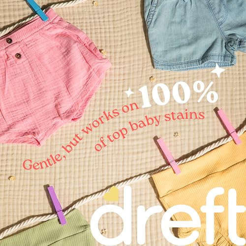 Dreft Newborn Baby Liquid Laundry Detergent, Gentle on Sensitive Skin, HE Compatible, 2 pack, 32 loads each