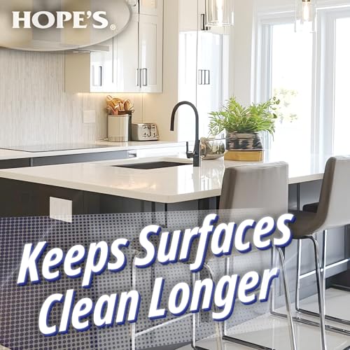 HOPE'S Perfect Kitchen Cleaner Spray - 32 Oz No-Residue All Purpose Cleaning Spray - Multisurface Degreaser for Counters, Stoves, Microwaves, and More - Pet and Home Safe