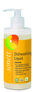 Sonett Organic Dishwashing Liquid Organic 100% Biodegradable Lemon, 10 Fl.Oz & 34 Fl.Oz (1 Count)