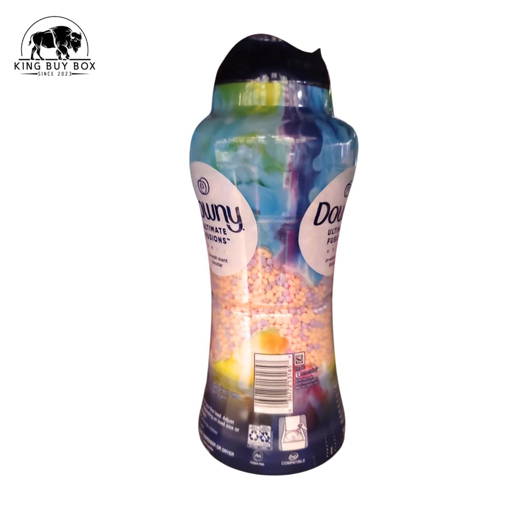 Ultimate Fusions Scent Booster Beads for Laundry + Dual-Action Scent Release, 2 Bottles of 24 oz Each | Compatible with Downy