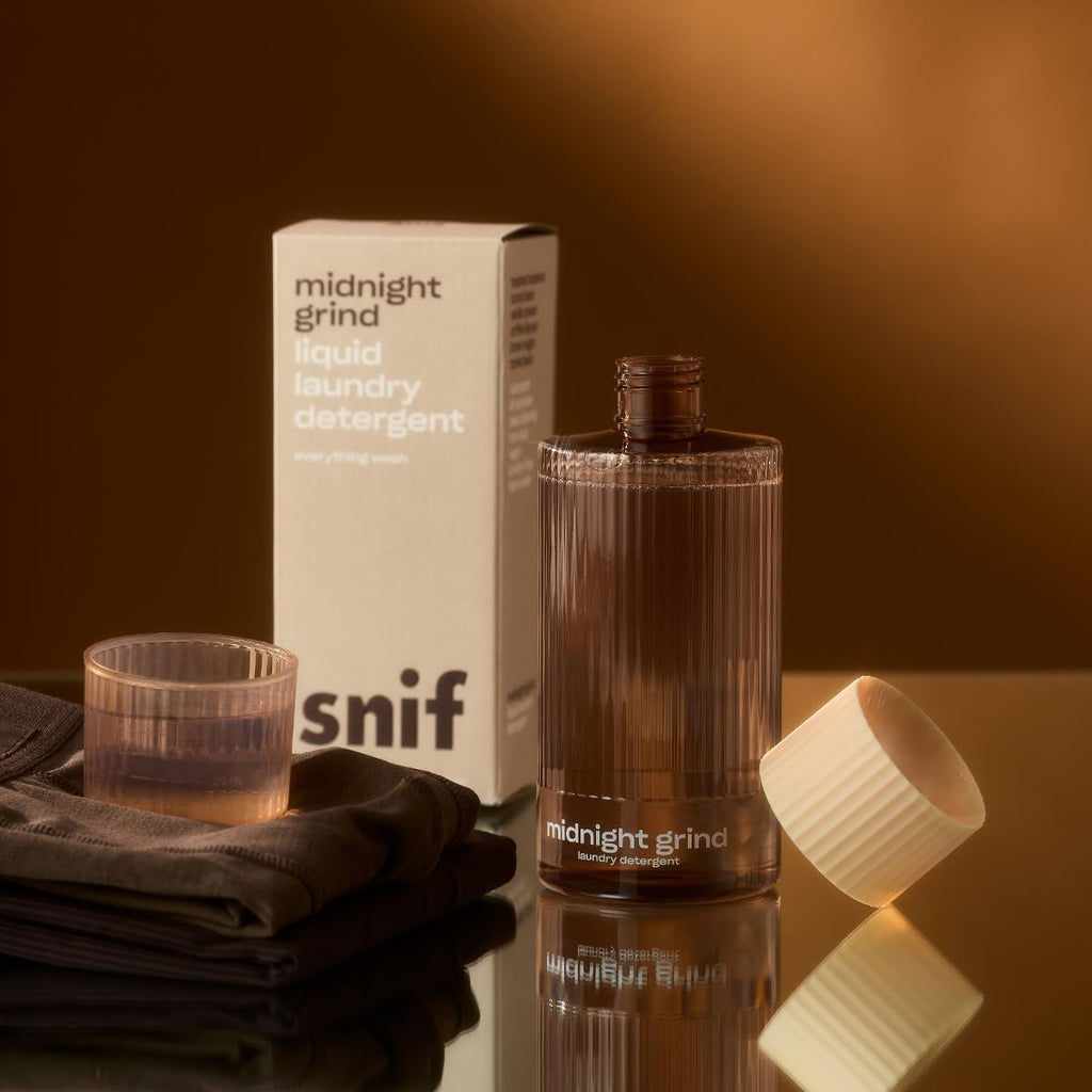 Snif Laundry Detergent, Clean and Crisp Scents, Non-Irritating to Skin, Clean, Non-Toxic, Vegan, Cruelty Free