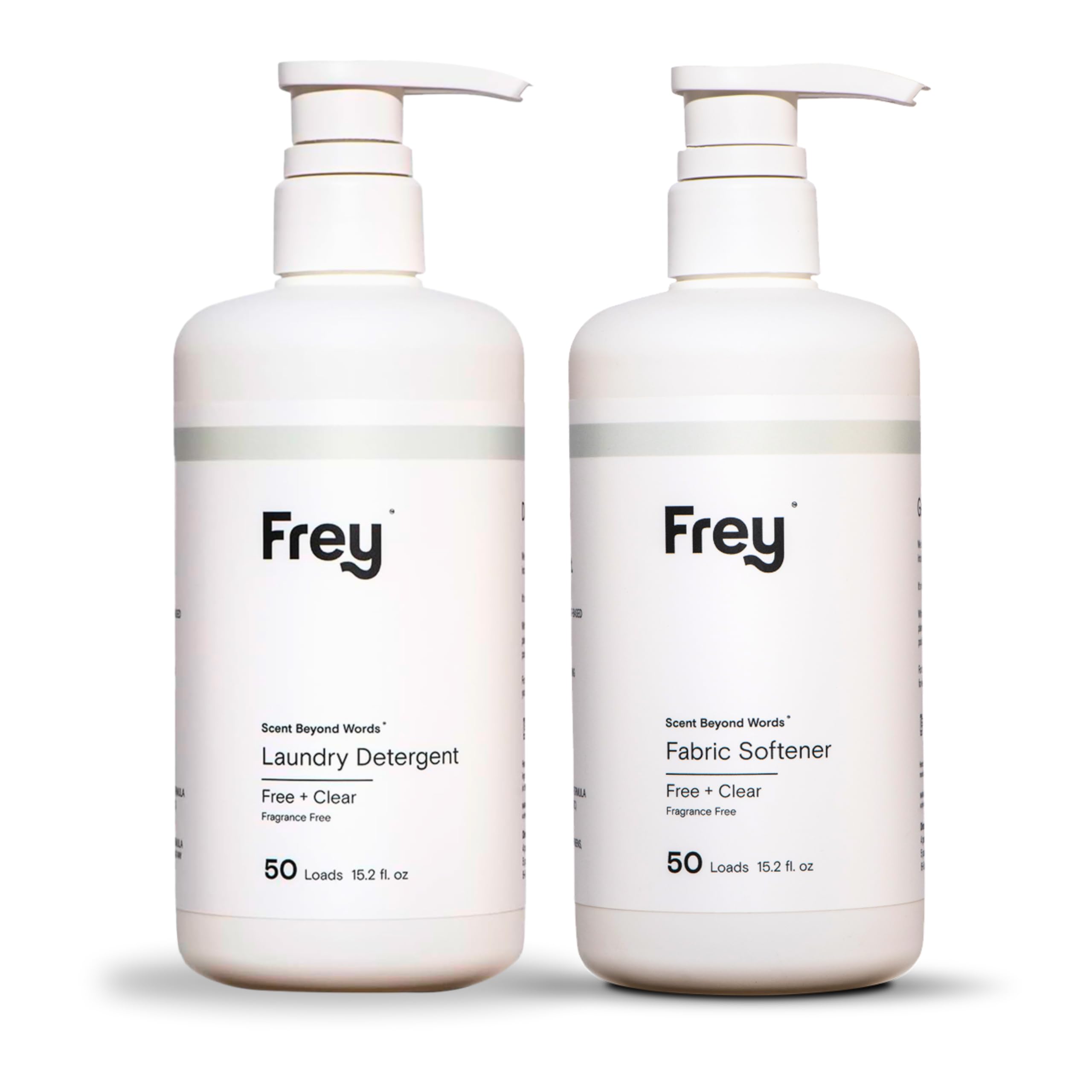 FREY Full Wash Laundry Care Bundle - Concentrated Liquid Laundry Detergent & Fabric Softener