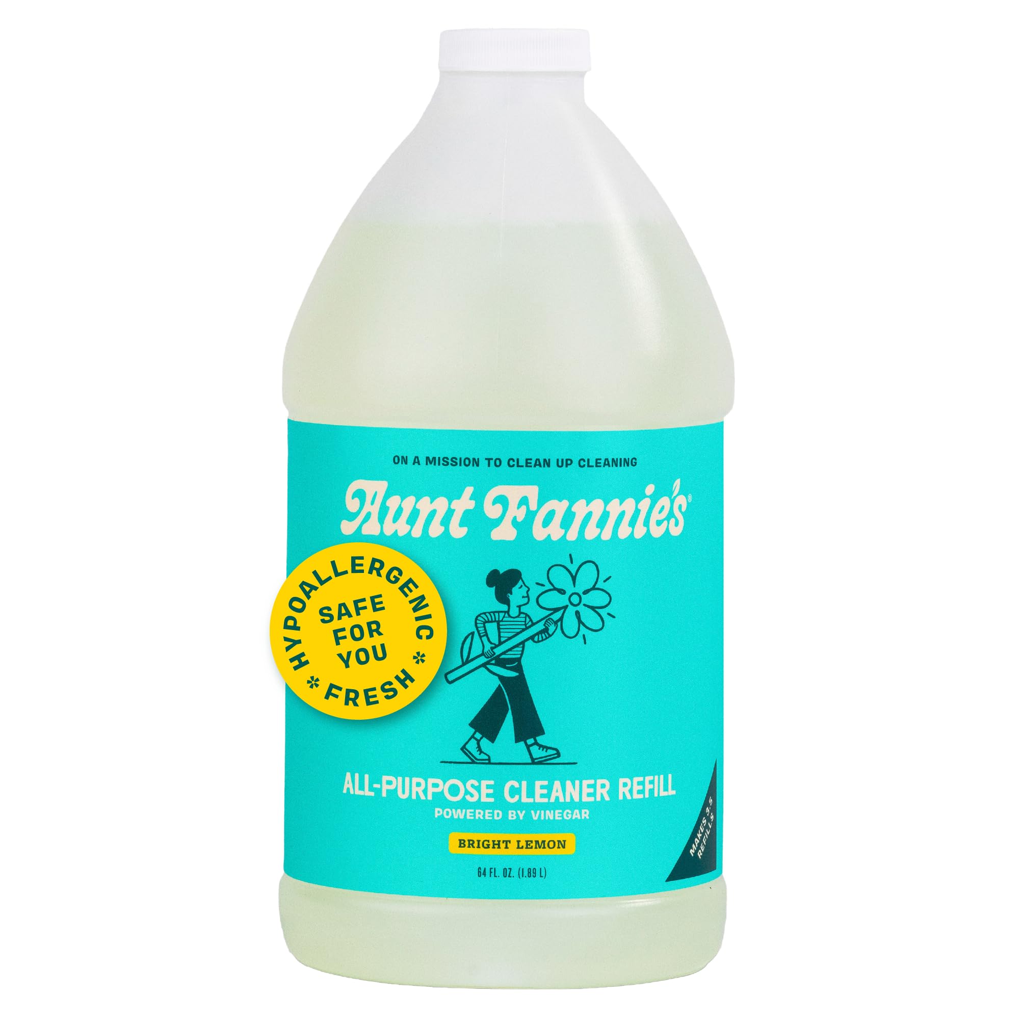 Aunt Fannie's All Purpose Cleaning Vinegar 16.9 Ounces, Multipurpose Surface Spray Cleaner