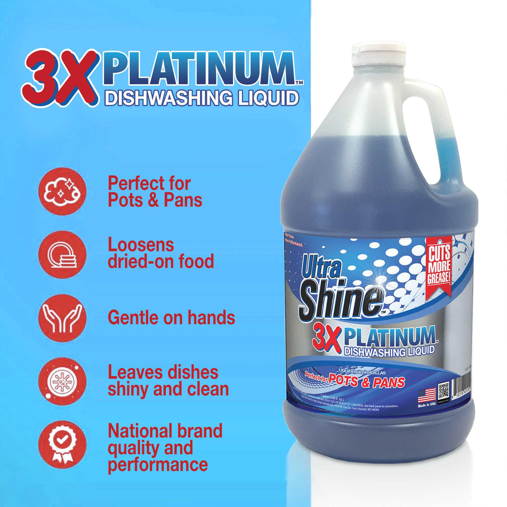 Ultra Shine™ Powerful Grease Remover Dishwashing Soap