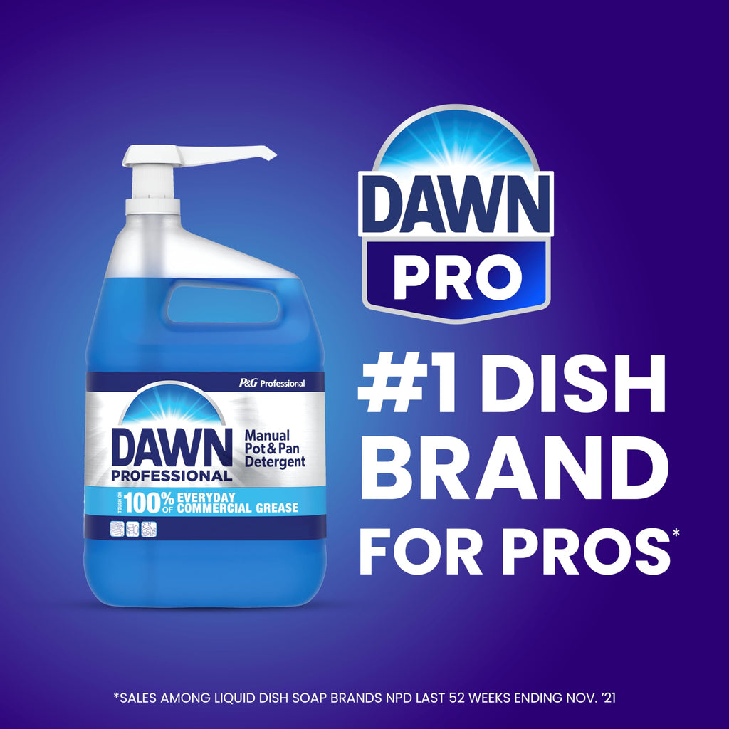 Professional Dawn Heavy Duty Manual Pot and Pan Dish Soap Detergent