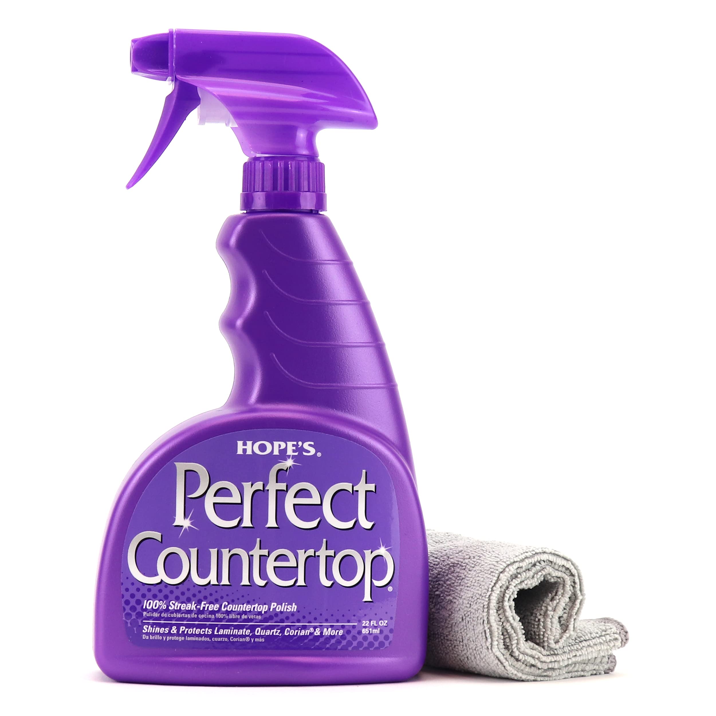 HOPE'S Perfect Countertop Cleaner and Polish 22-Ounce