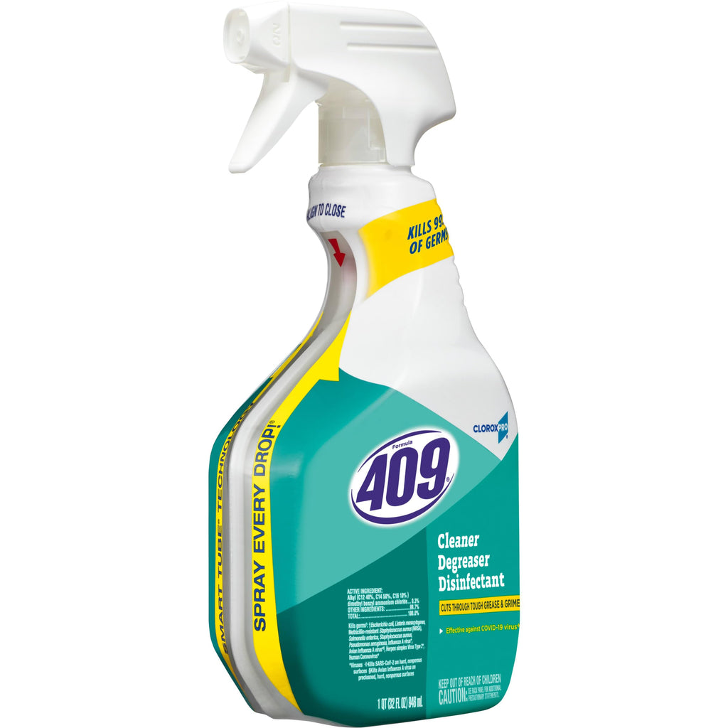 Formula 409 Cleaner Degreaser Disinfectant, CloroxPro Spray, 32 Fl Oz, Pack of 12 (Pack May Vary)