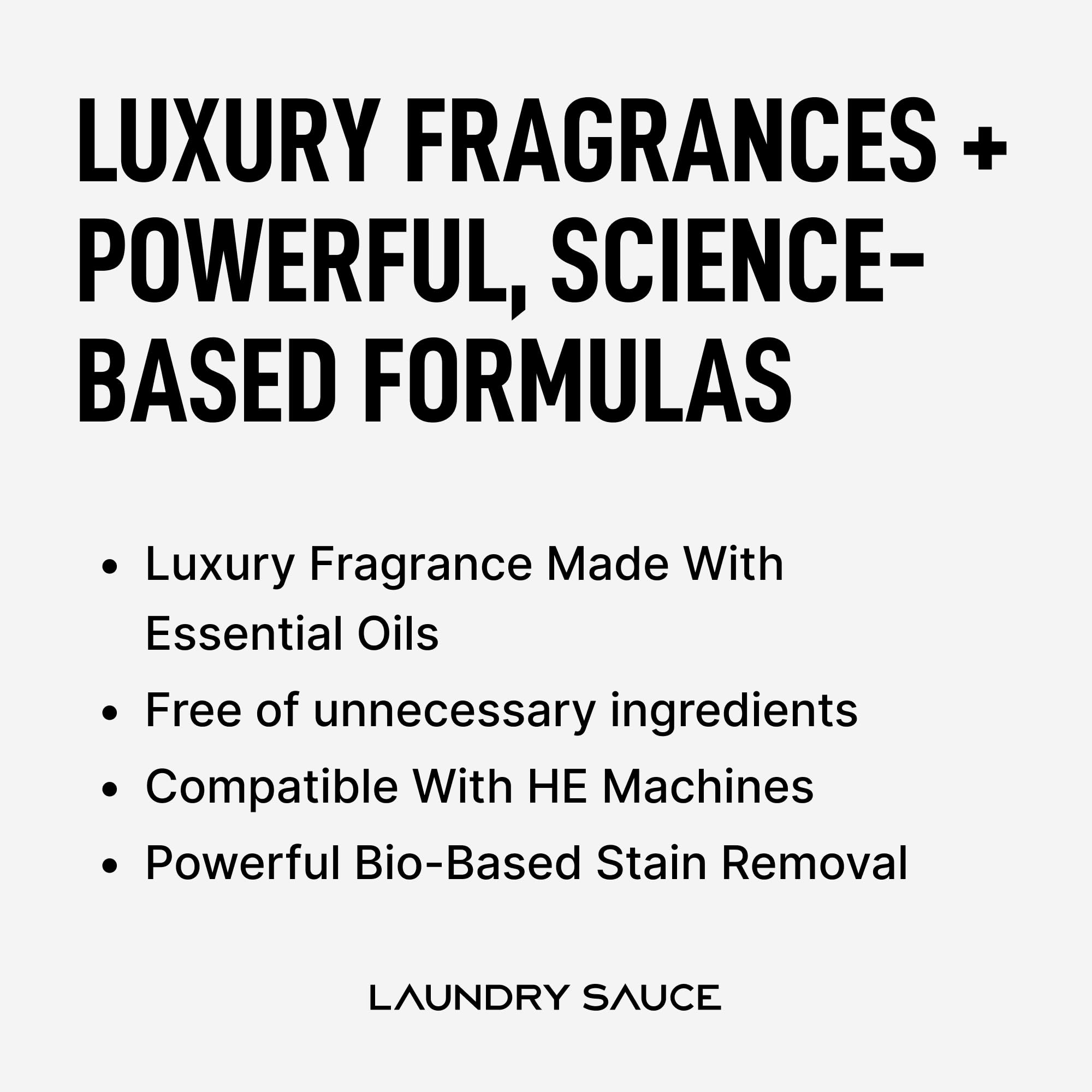 Laundry Sauce - Signature Bundles, Scented Laundry Detergent Pods & Scent Booster, Fabric Softener, Dryer Sheets