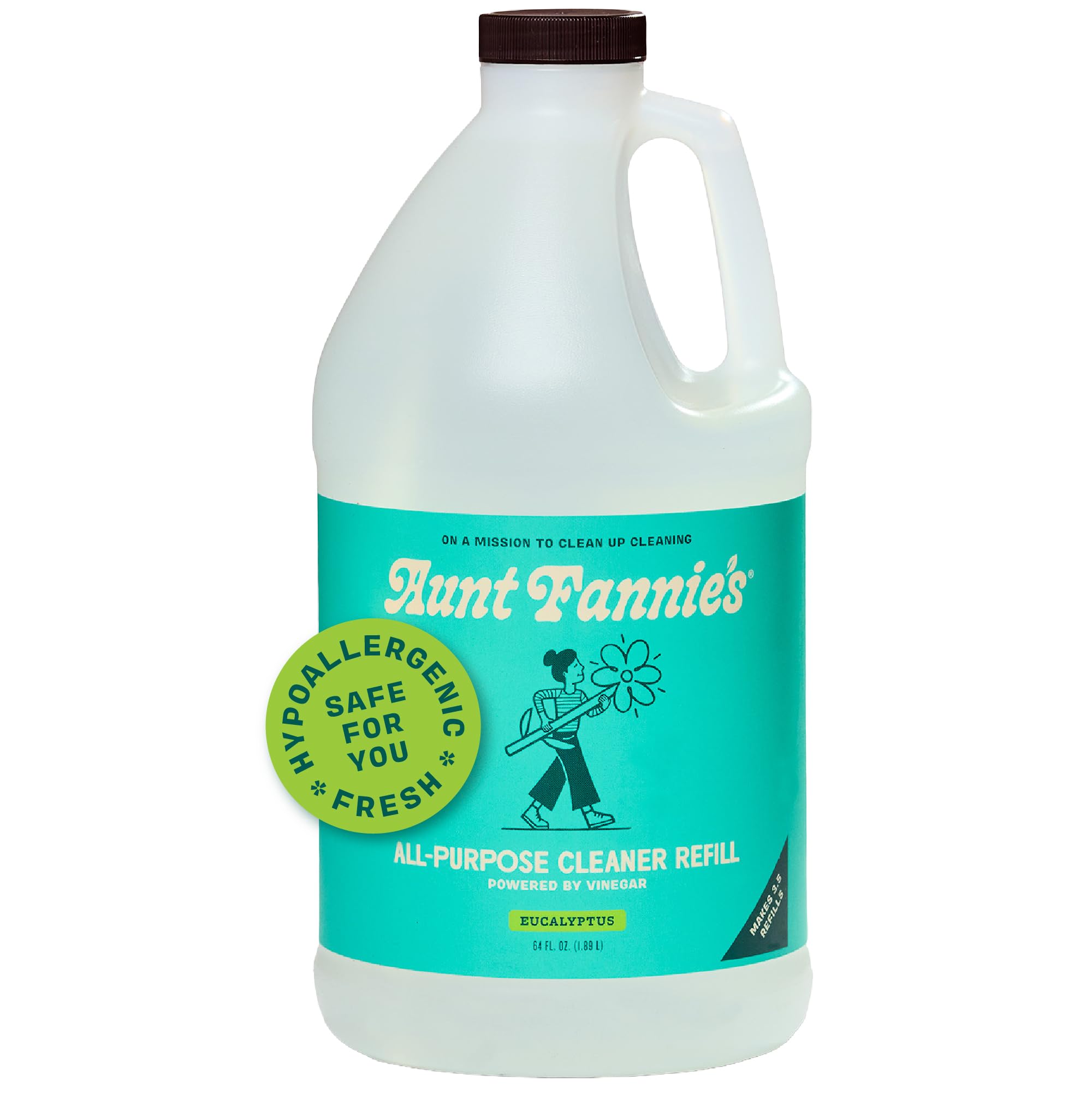Aunt Fannie's All Purpose Cleaning Vinegar 16.9 Ounces, Multipurpose Surface Spray Cleaner