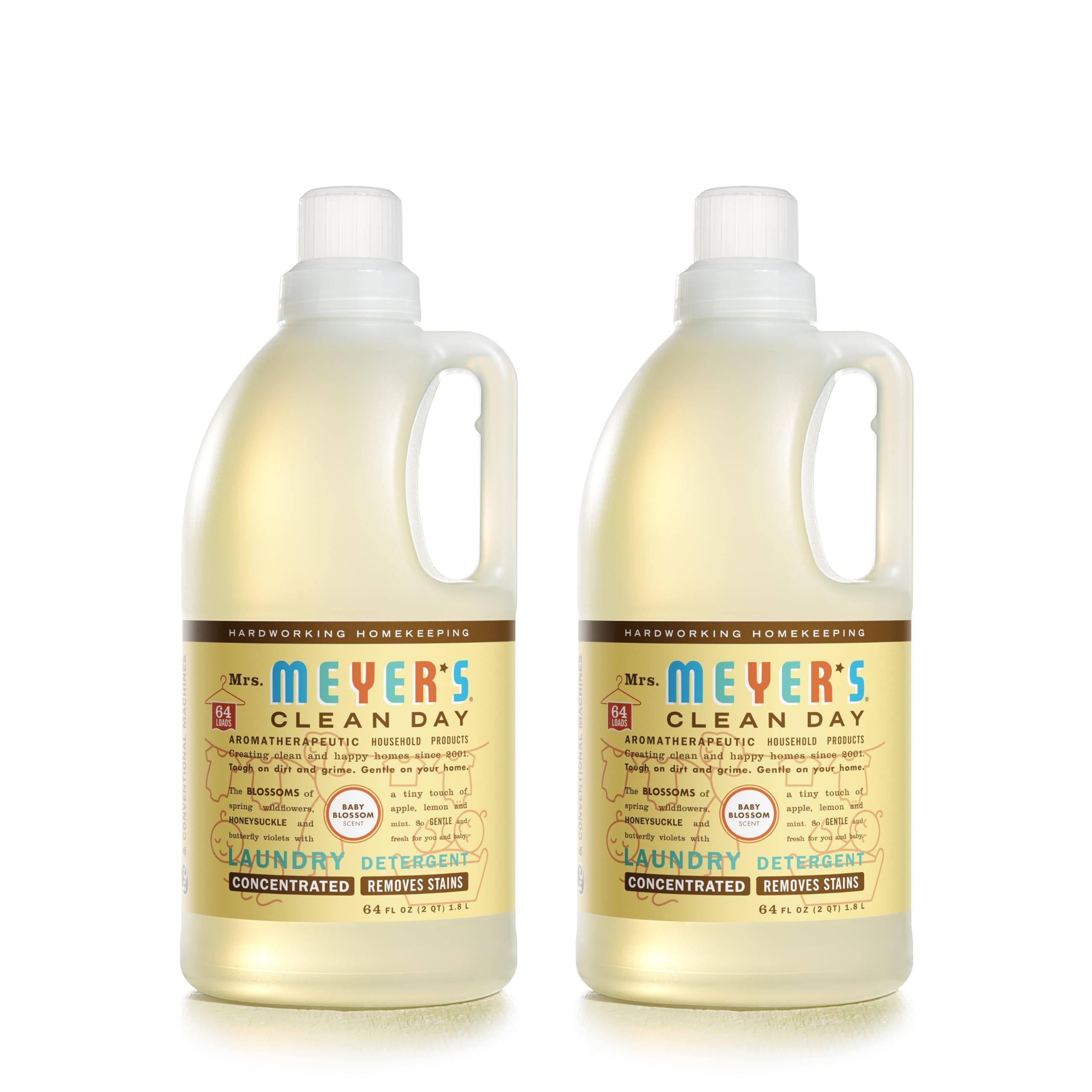 Mrs. Meyer’s Clean Day Lavender Laundry Detergent Concentrated Loads Per Bottle