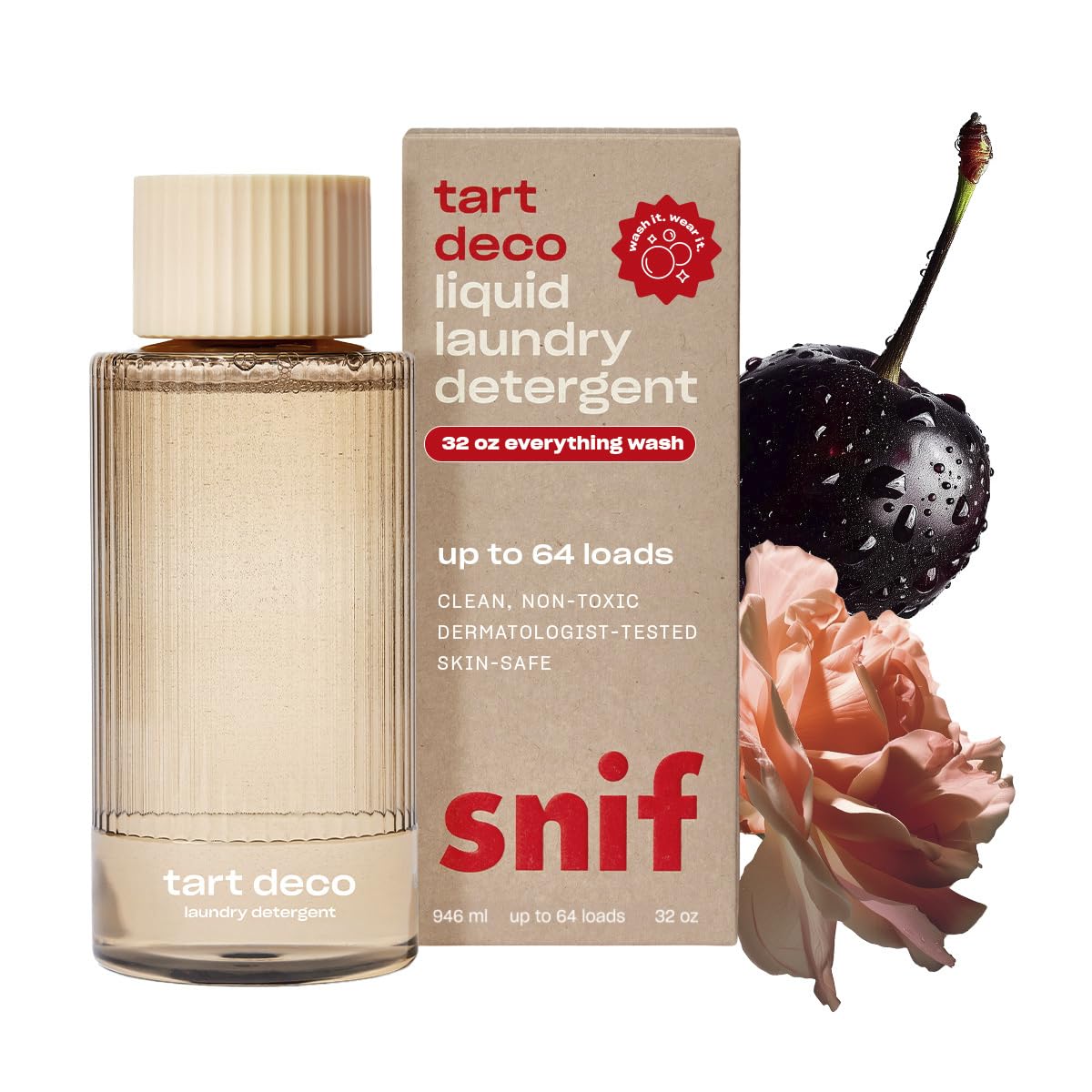 Snif Laundry Detergent, Clean and Crisp Scents, Non-Irritating to Skin, Clean, Non-Toxic, Vegan, Cruelty Free