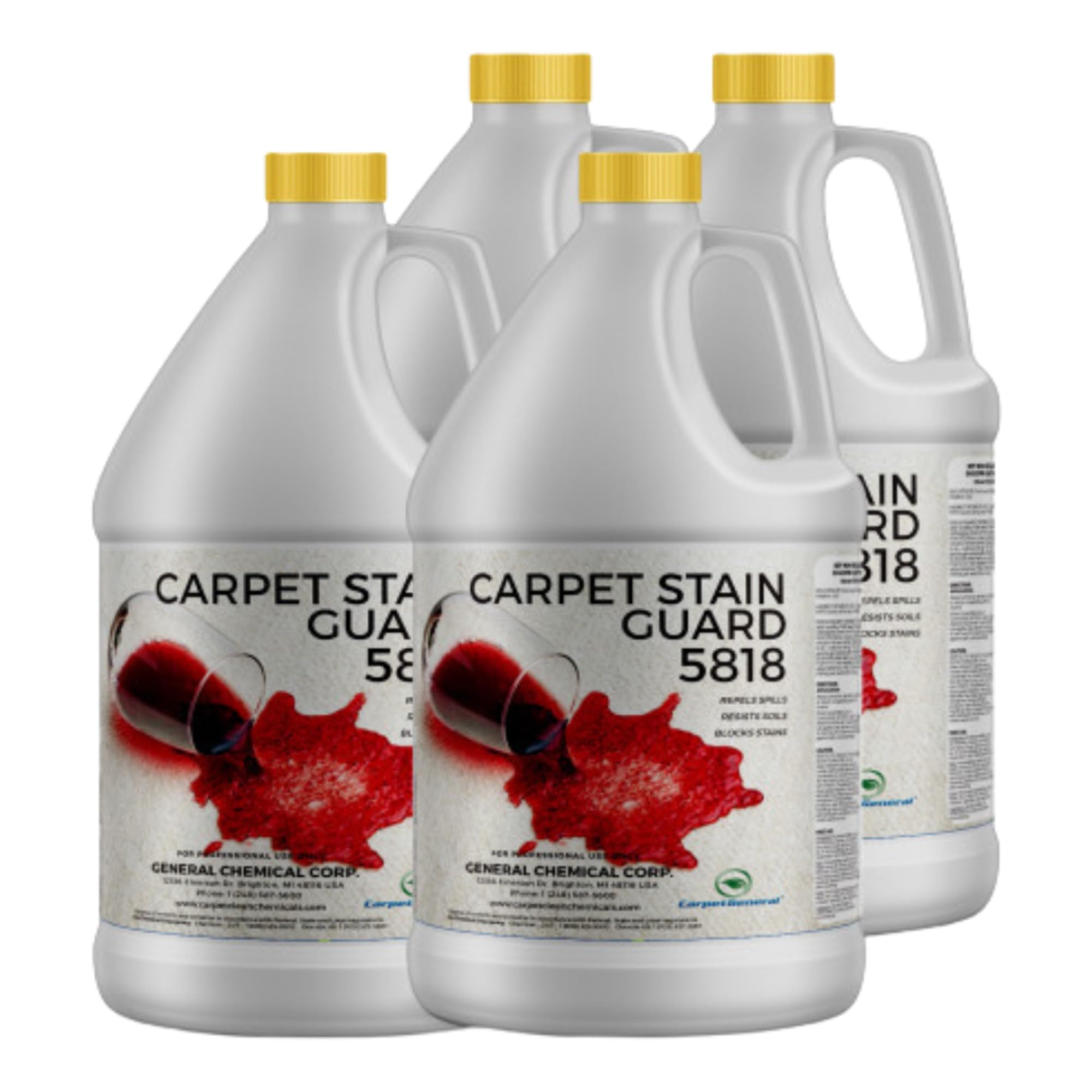 General Chemical Fabric Protector & Stain Shield - Ultra Concentrated Fabric Protector for Carpets, Rugs, Upholstery, Drapes & More - Carpet Stain Guard 5818 - for Outdoor & Indoor Use