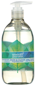 Seventh Generation Free&Clean All Liquid Bottle Hands Unisex Adult Softening skin cleaning agent