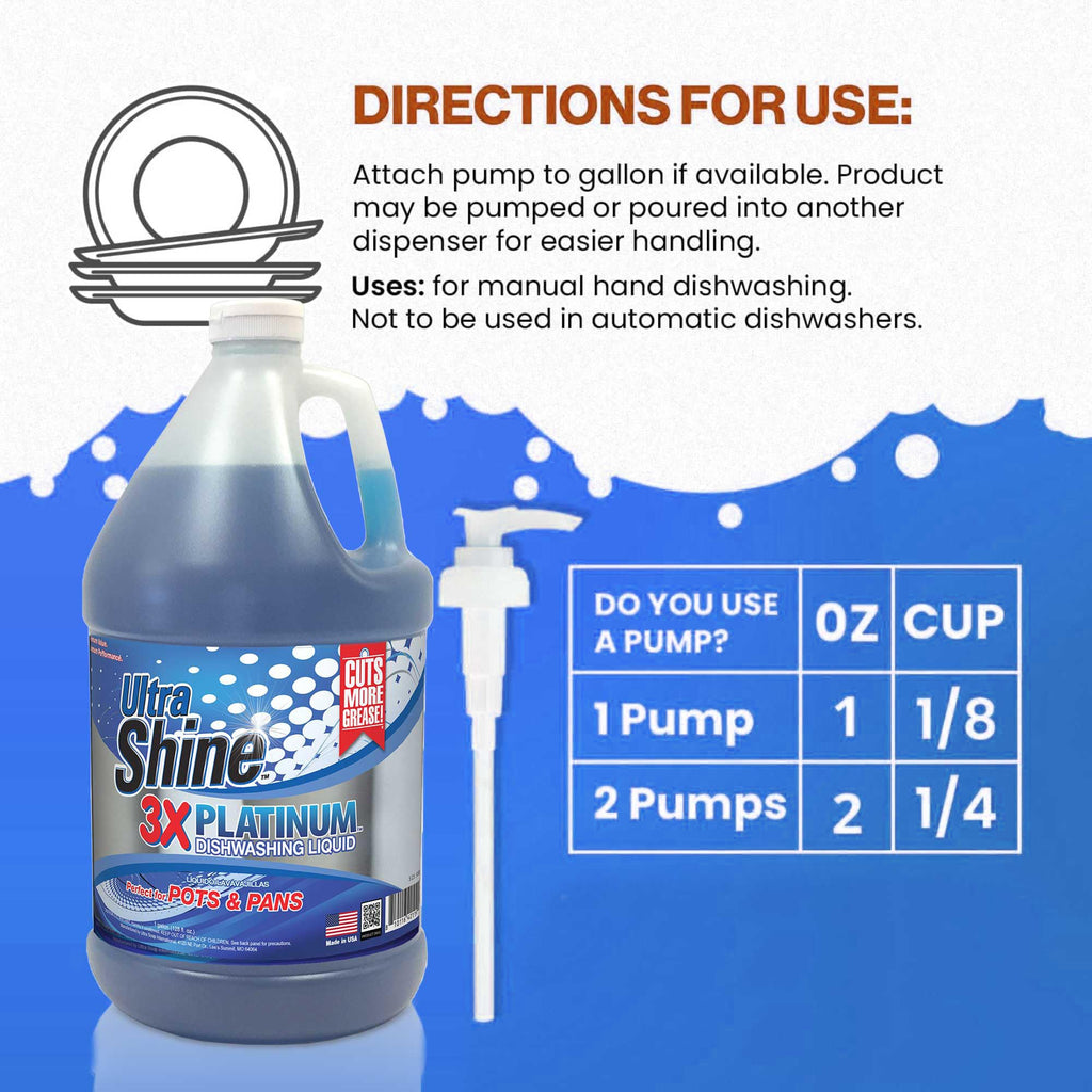 Ultra Shine™ Powerful Grease Remover Dishwashing Soap
