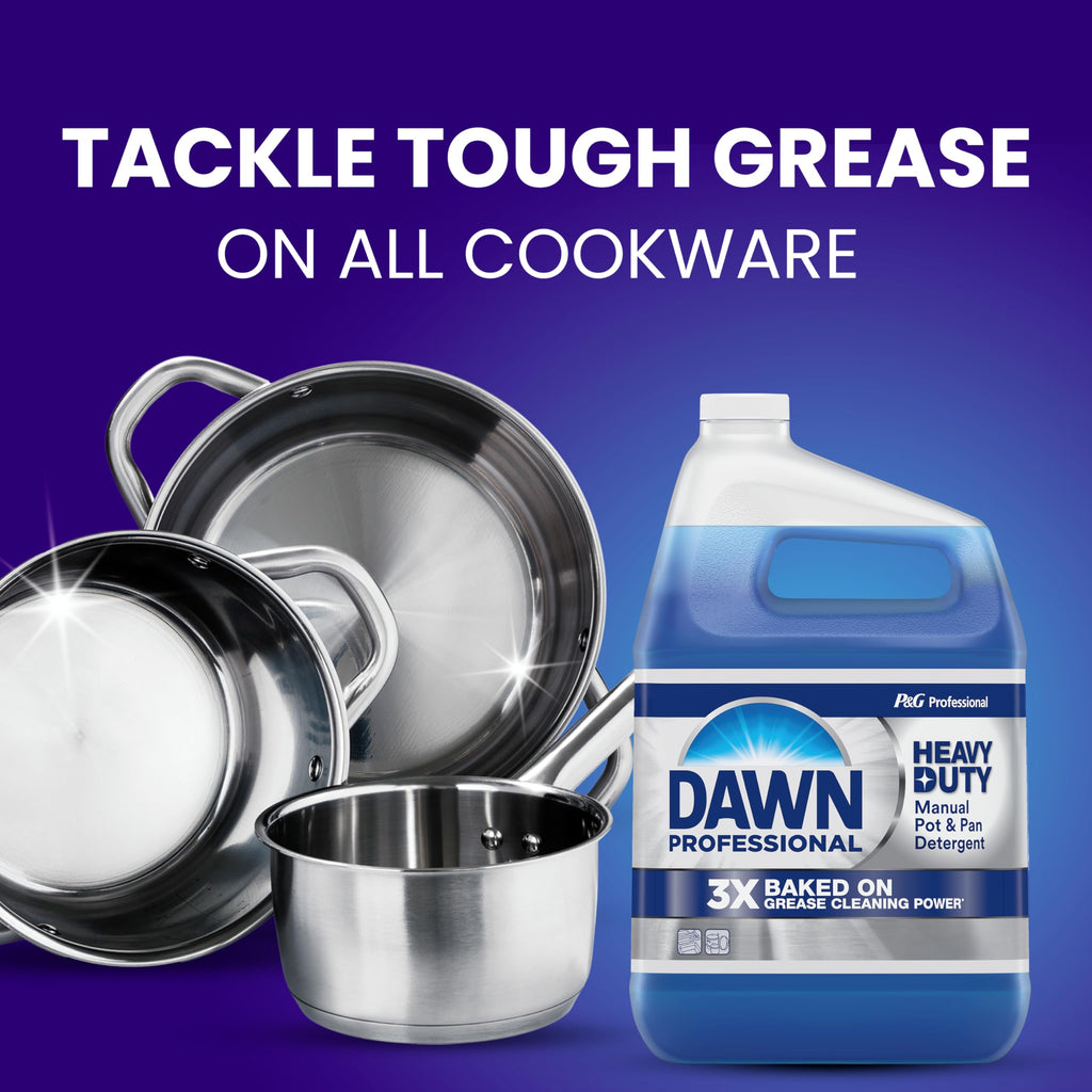 Professional Dawn Heavy Duty Manual Pot and Pan Dish Soap Detergent