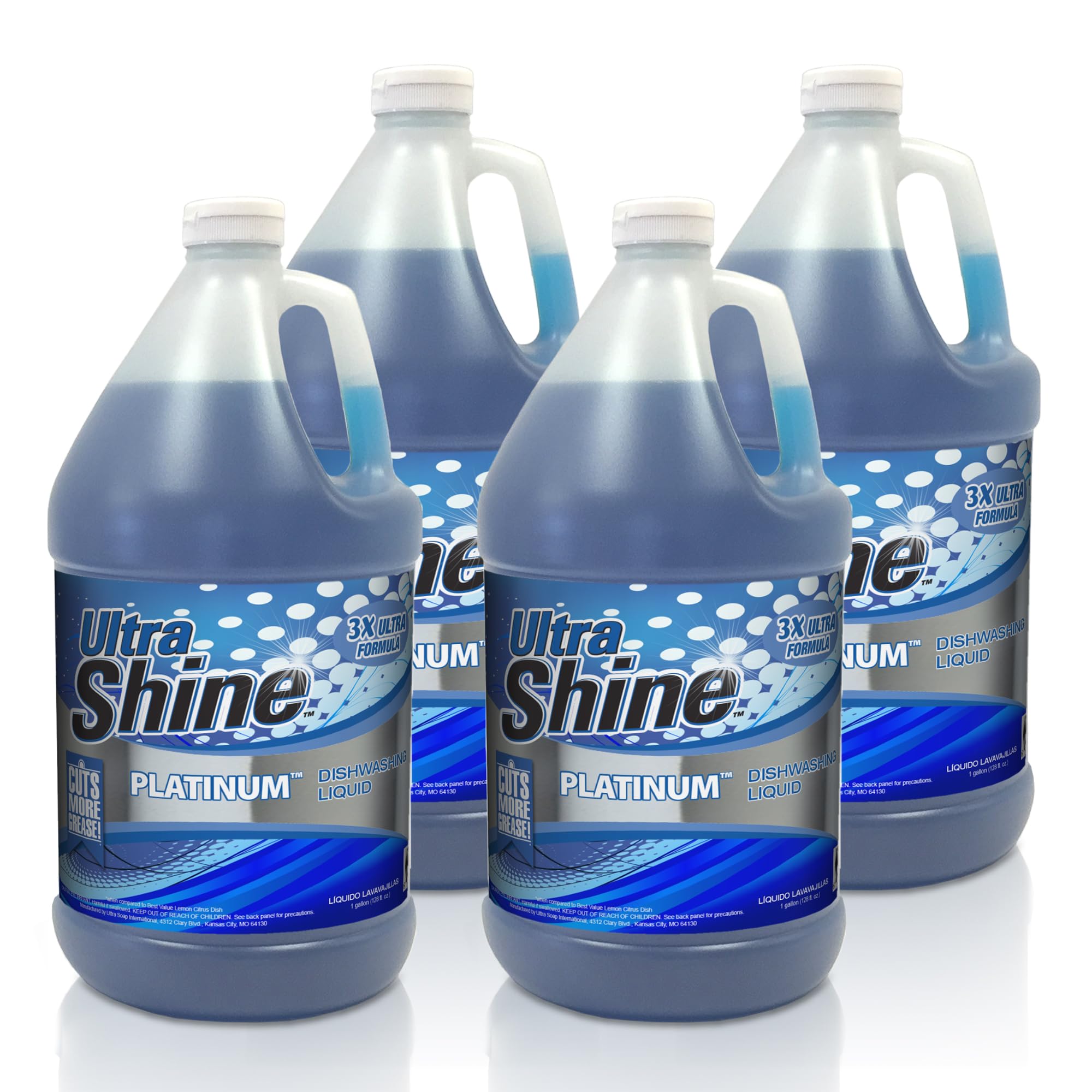 Ultra Shine™ Powerful Grease Remover Dishwashing Soap