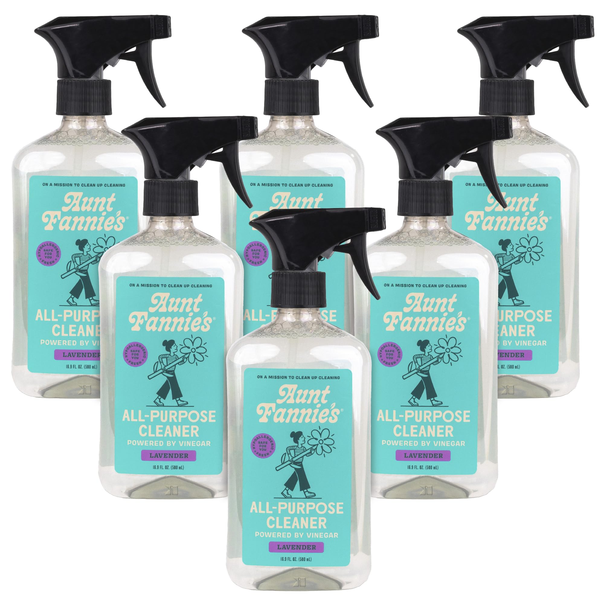 Aunt Fannie's All Purpose Cleaning Vinegar 16.9 Ounces, Multipurpose Surface Spray Cleaner