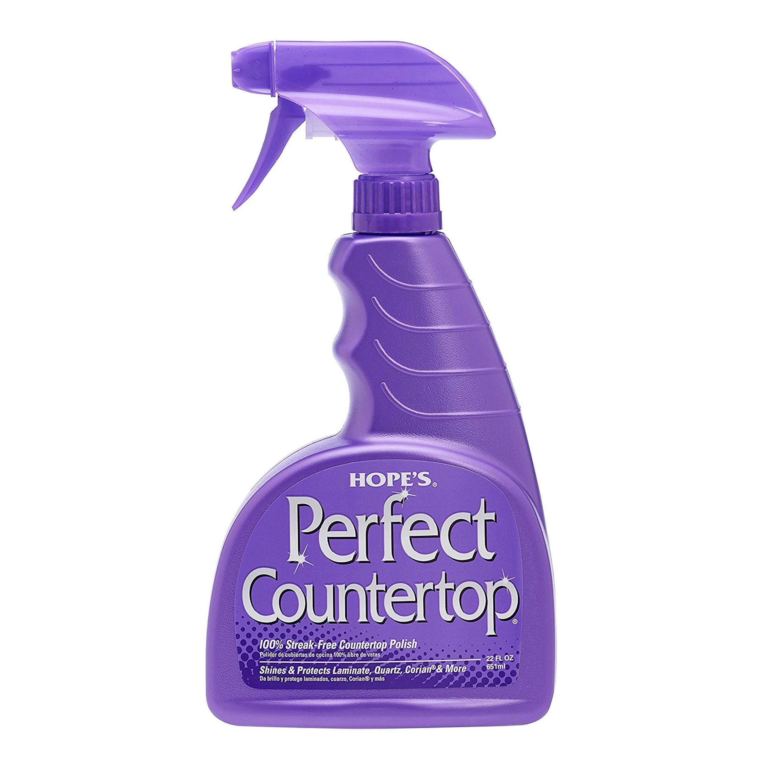 HOPE'S Perfect Countertop Cleaner and Polish 22-Ounce