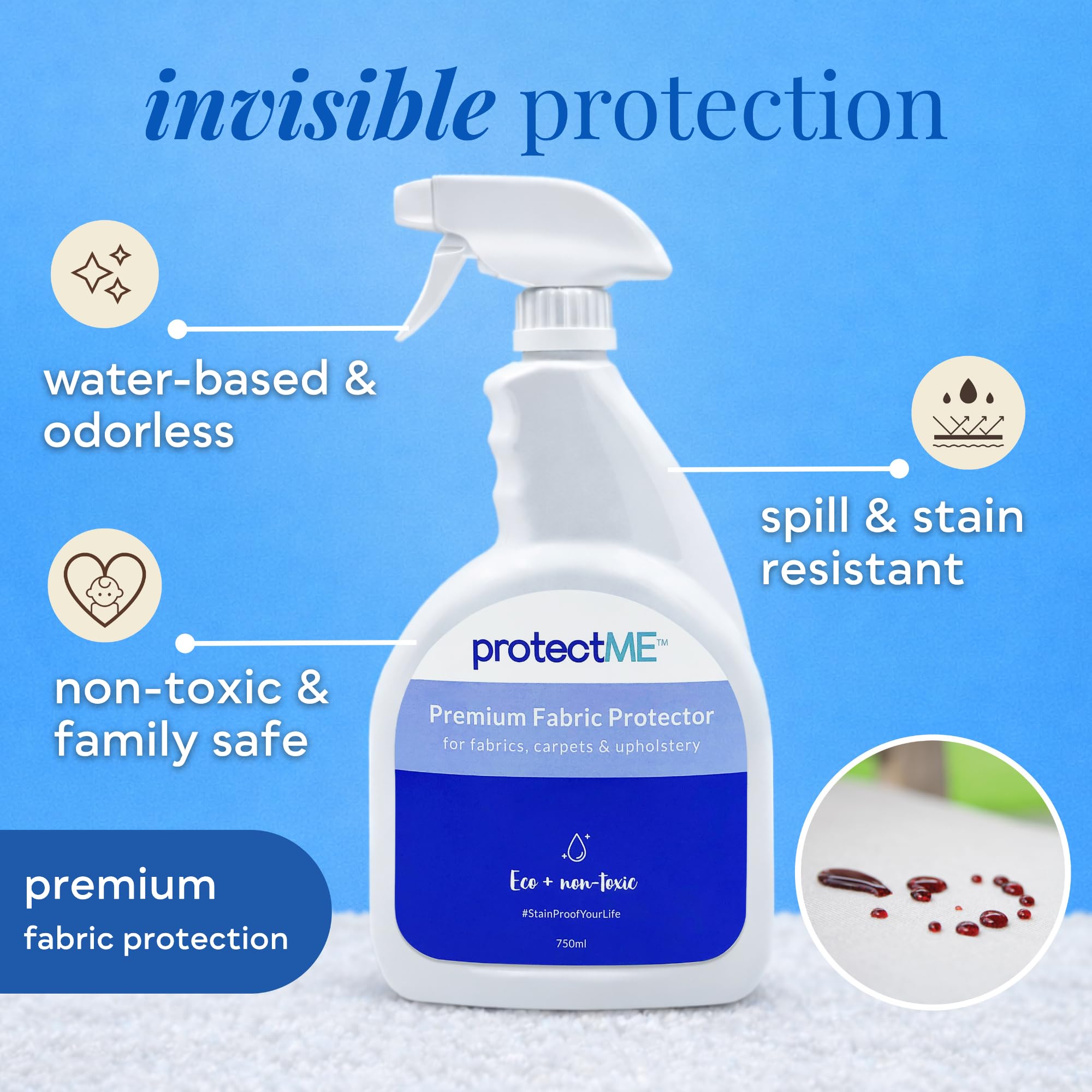 protectME Fabric Protector and Cleaner