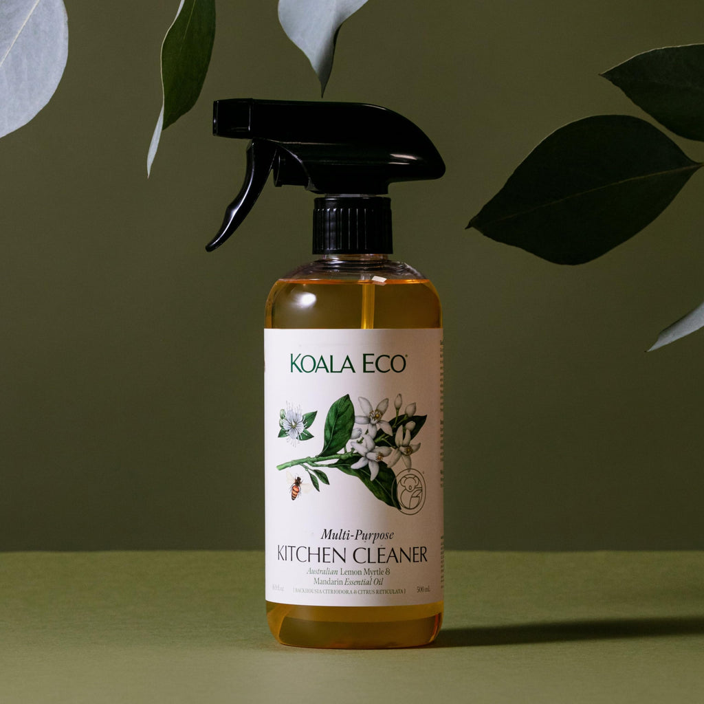 Koala Eco Multi-Purpose Kitchen Cleaner - with Australian Lemon Myrtle & Mandarin Essential Oil - 34oz