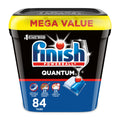 Finish Quantum Dishwasher Pods, No Pre-Rinse Dishwasher Detergent Soap Removes 24HR Dried-On Stain and Grease, Leaving a Virtually Spotless Shine,168 Count, Pack of 2