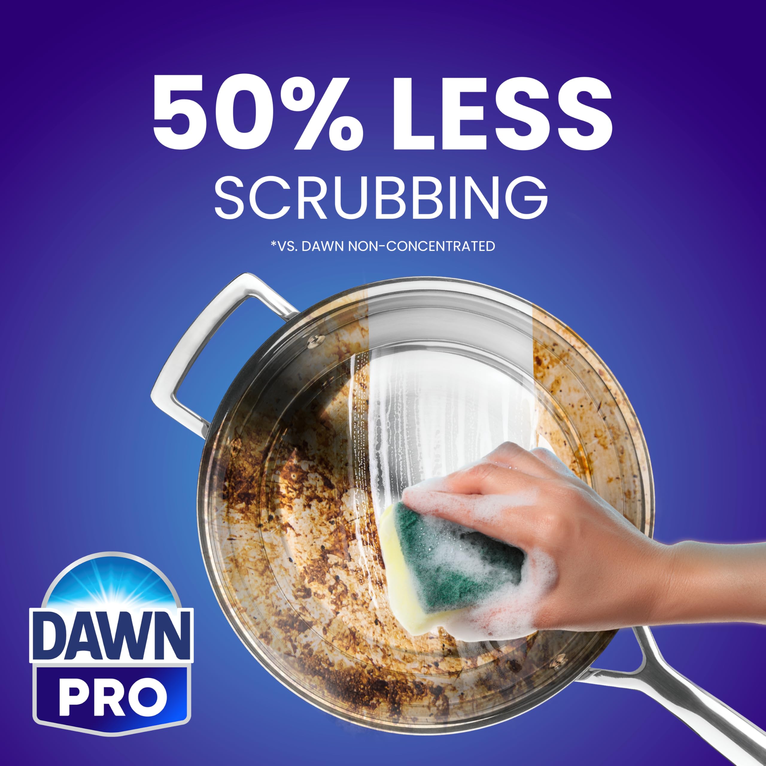 Professional Dawn Heavy Duty Manual Pot and Pan Dish Soap Detergent
