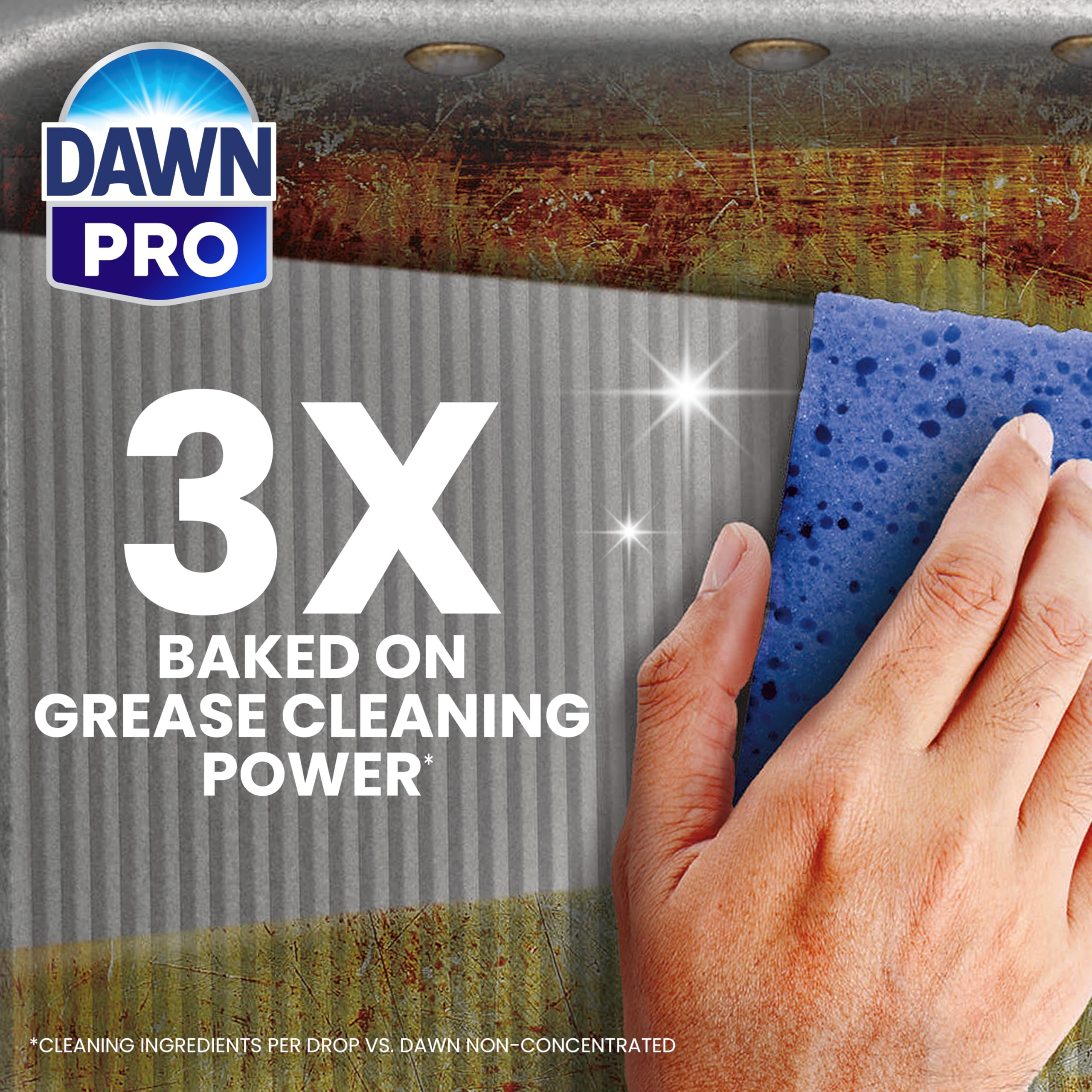 Professional Dawn Heavy Duty Manual Pot and Pan Dish Soap Detergent